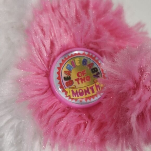 Ty Beanie Babies Collection Snuggins Plush Dog Stuffed Animal Toy Pink 4" x 5" - Picture 10 of 10